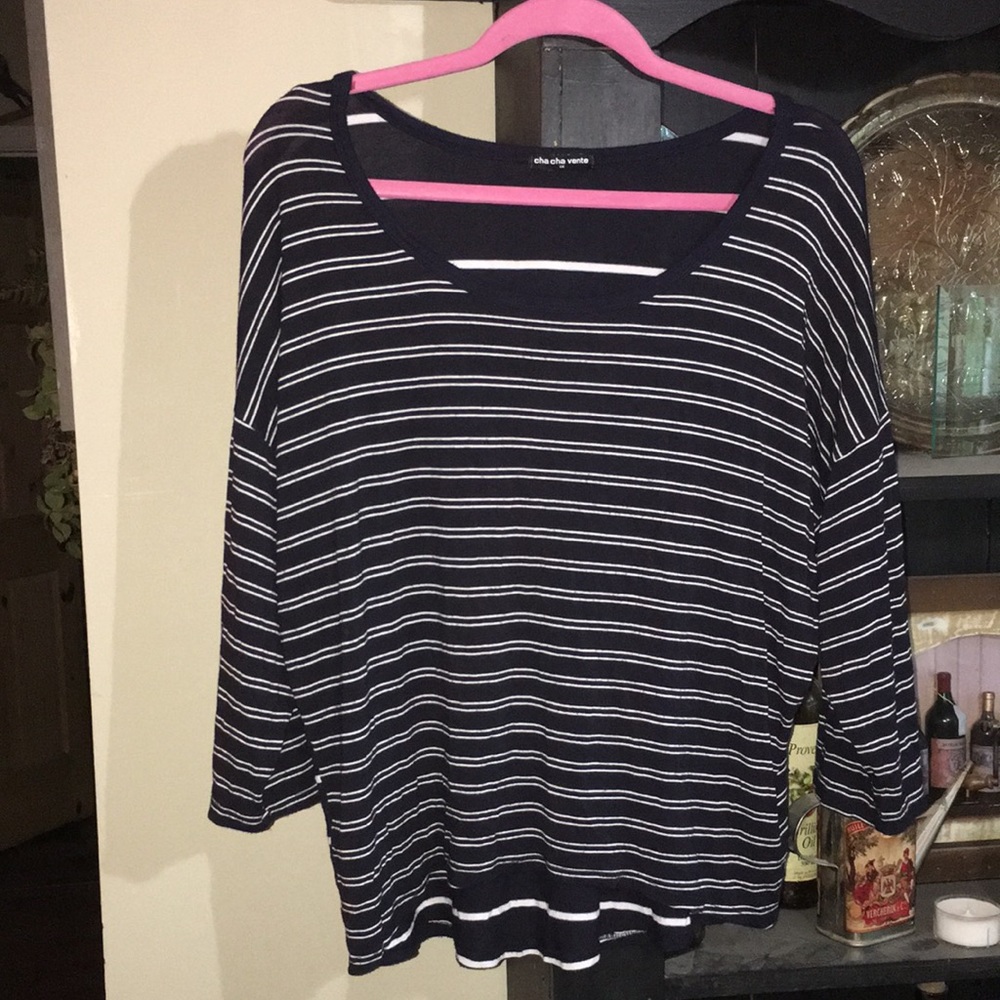 Cha Cha Vente Loose Top SIZE 1X